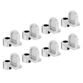 Prime-Line 928-5677 Window Screen Clip, Clear Zinc, Pack of 6