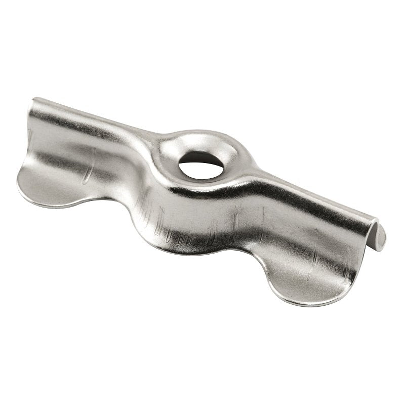 Prime-Line 796-7300 Double Wing Clip, Steel, Pack of 6