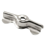 Prime-Line 796-7300 Double Wing Clip, Steel, Pack of 6