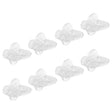 Prime-Line 819-4383 Mini Shelf Support Peg 12 lb, Plastic, Clear, Pack of 6