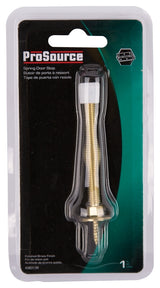 ProSource H61-Z010C-PS Light-Duty Door Stop, 3/4 in Dia Base, 3 in Projection, Plastic & Steel, Polished Brass