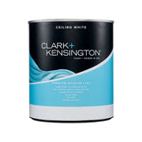 Clark+Kensington Flat Ceiling White Ceiling Paint Interior 1 qt, Pack of 4
