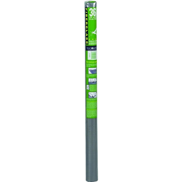 Adfors 30105 Insect Screen, 7 ft L, 36 in W, Fiberglass, Gray