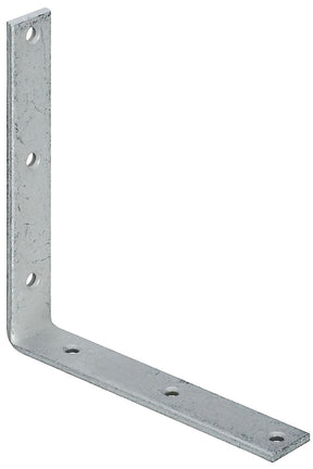 National Hardware 115BC Series N220-236 Corner Brace, 8 in L, 1-1/4 in W, Steel, Galvanized, 0.22 in Thick Material