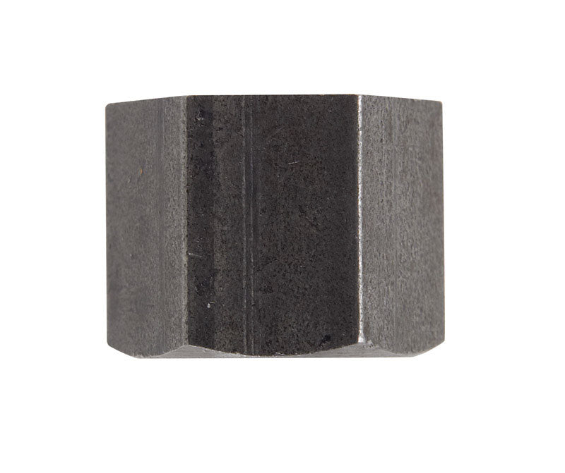Billco Corporation 3/8 in. FPT Black Galvanized 0.740 in. L Cap, Pack of 5