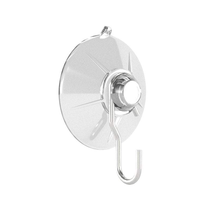 OOK 54404 Suction Cup, Plastic Base, Clear Base, 5 lb Working Load, Pack of 6