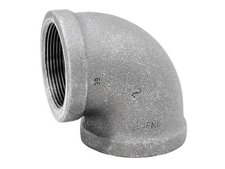 Anvil 2 in. FPT X 2 in. D FPT Black Malleable Iron 90 Degree Elbow