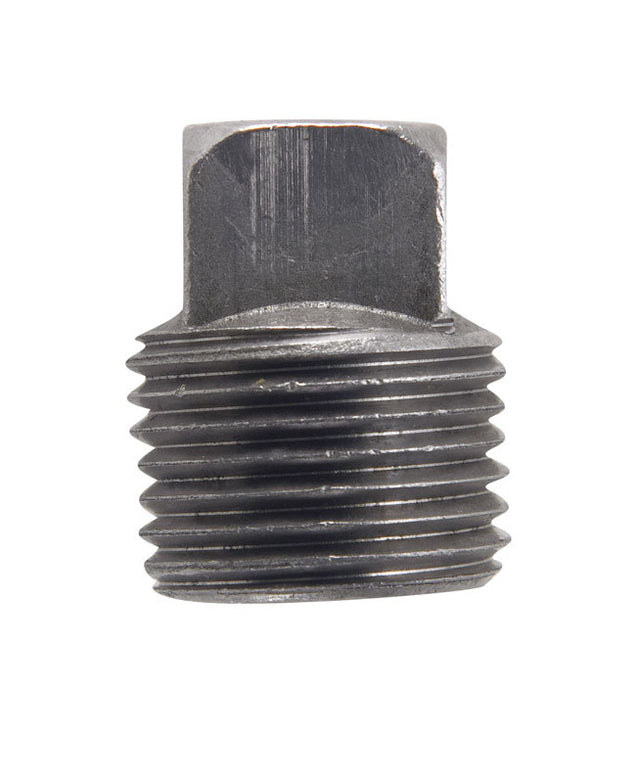 Billco Corporation 1/2 in. MPT Black Steel Square Head Plug, Pack of 5