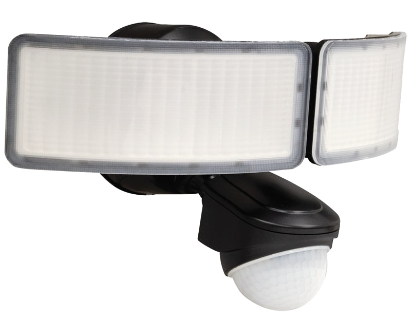 PowerZone O-OV-2200M-PB Security Light, 110/240 V, 24 W, 2-Lamp, LED Lamp, Daylight Light, 2400 Lumens