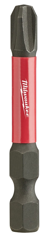 Milwaukee SHOCKWAVE 48-32-4463 Power Bit, #3 Drive, Phillips Drive, 1/4 in Shank, Hex Shank, 2 in L