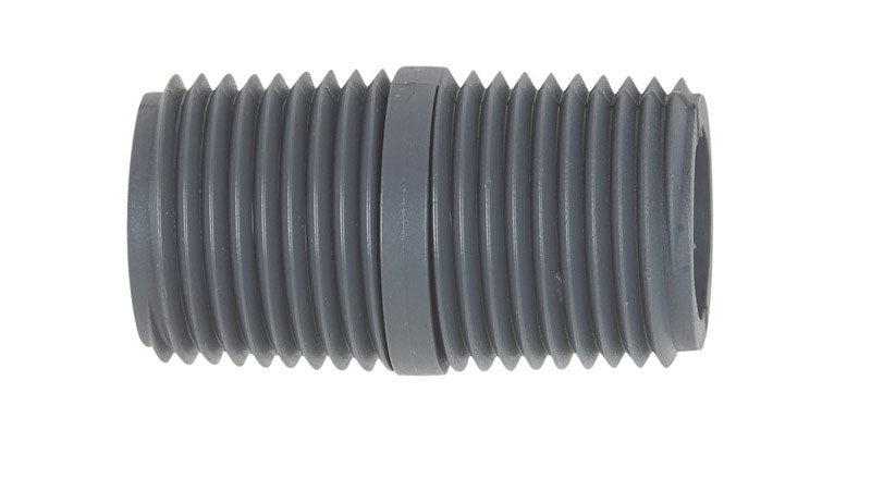 B&K Schedule 80 1/2 in. MIP X 1/2 in. D MIP PVC 1-1/2 in. Nipple 1 pk, Pack of 10