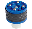 Campbell 4 in. Black Plastic Basement Flood Stopper