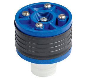 Campbell 4 in. Black Plastic Basement Flood Stopper