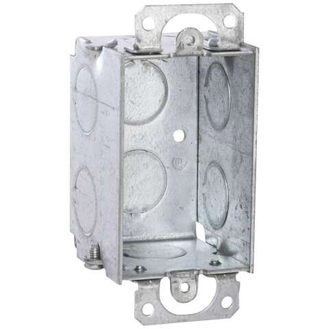 Southwire New and Old Work Rectangle Steel 1 gang Electrical Box
