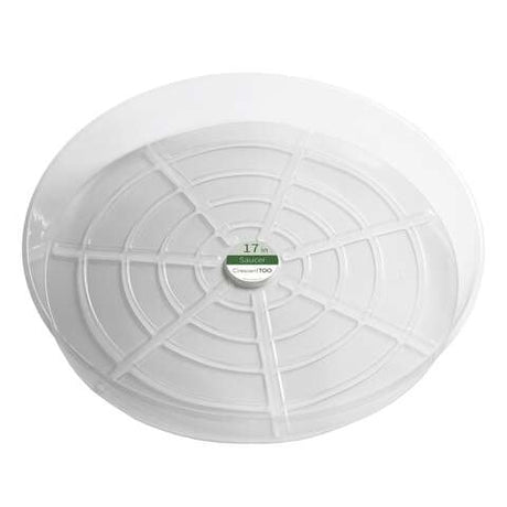 Crescent Garden 17 in. D Plastic Plant Saucer Clear, Pack of 25