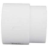 Charlotte Pipe 4 in. Hub X 4 in. D Hub PVC Pipe Adapter 1 pk