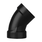 Charlotte Pipe 2 in. Hub X 2 in. D Hub ABS 45 Degree Elbow