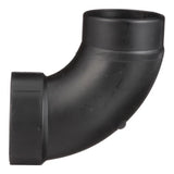 Charlotte Pipe 2 in. Hub X 2 in. D Spigot ABS 90 Degree Elbow