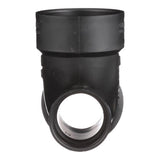 Charlotte Pipe 3 in. Hub X 3 in. D Hub ABS 90 Degree Elbow