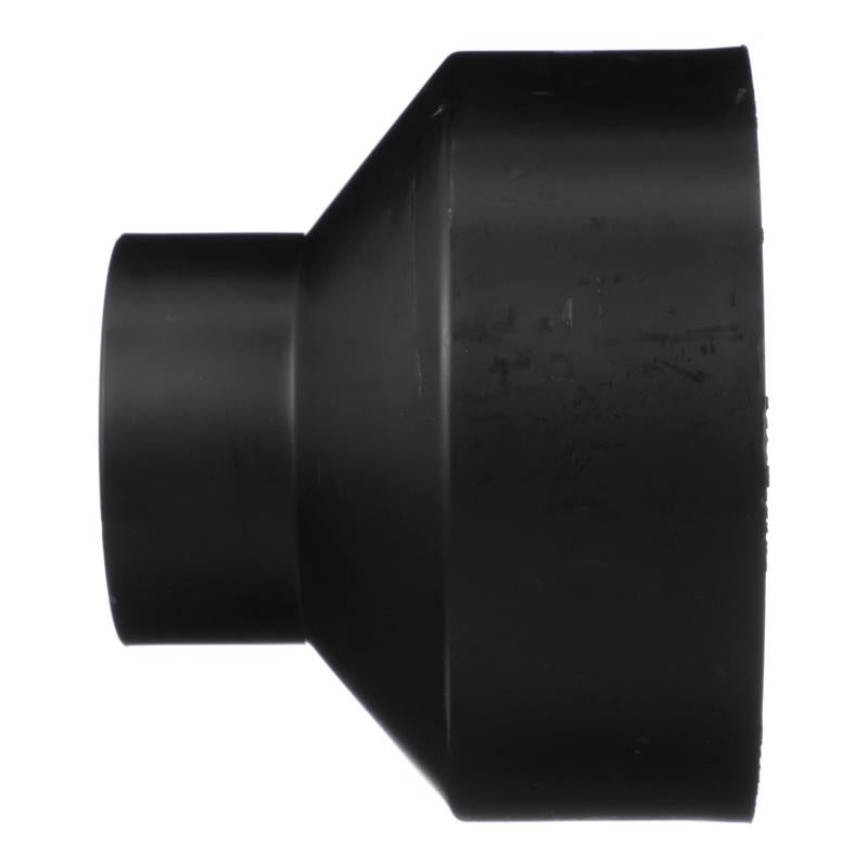 Charlotte Pipe 2 in. Hub X 3 in. D Hub ABS Coupling