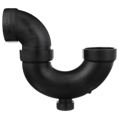 Charlotte Pipe 2 in. Hub X 2 in. D Hub ABS P-Trap