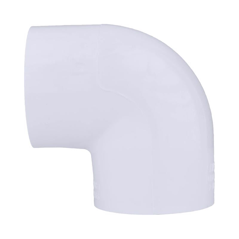 Charlotte Pipe Schedule 40 1/2 in. Slip X 1/2 in. D Slip PVC Elbow 1 pk