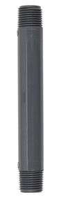 B&K Schedule 80 1/2 in. MIP X 1/2 in. D MIP PVC 6 in. Nipple 1 pk, Pack of 10
