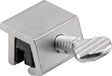 Prime-Line U 10551 Sliding Window Lock, 7/16 in L x 1/4 in W Backplate, Aluminum, Mill