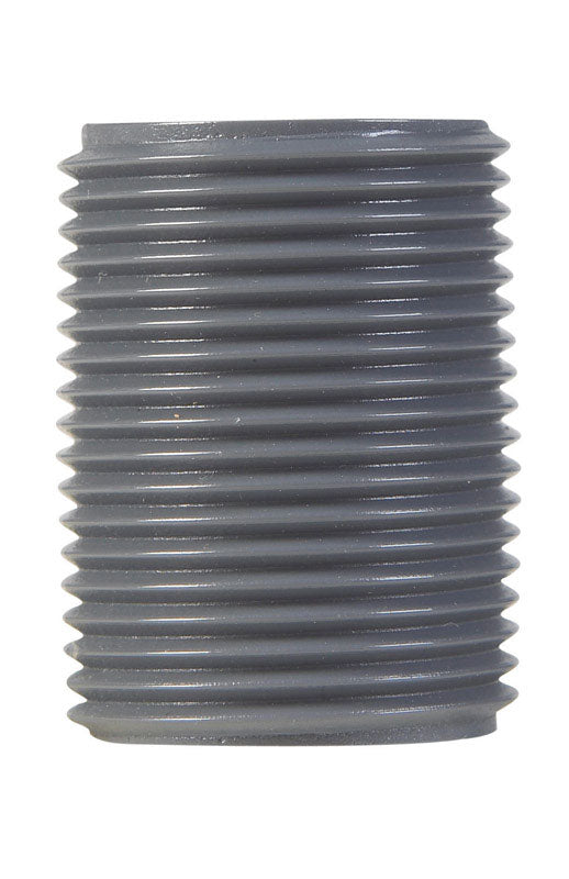 B&K Schedule 80 3/4 in. MIP X 3/4 in. D MIP PVC Close Nipple 1 pk, Pack of 10