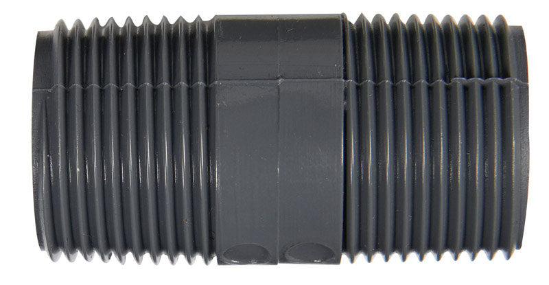 B&K Schedule 80 3/4 in. MIP X 3/4 in. D MIP PVC 2 in. Nipple 1 pk, Pack of 10