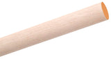 Waddell 6316UB Dowel Rod, Round, 1 in Dia, 36 in L, Hardwood, Pack of 6