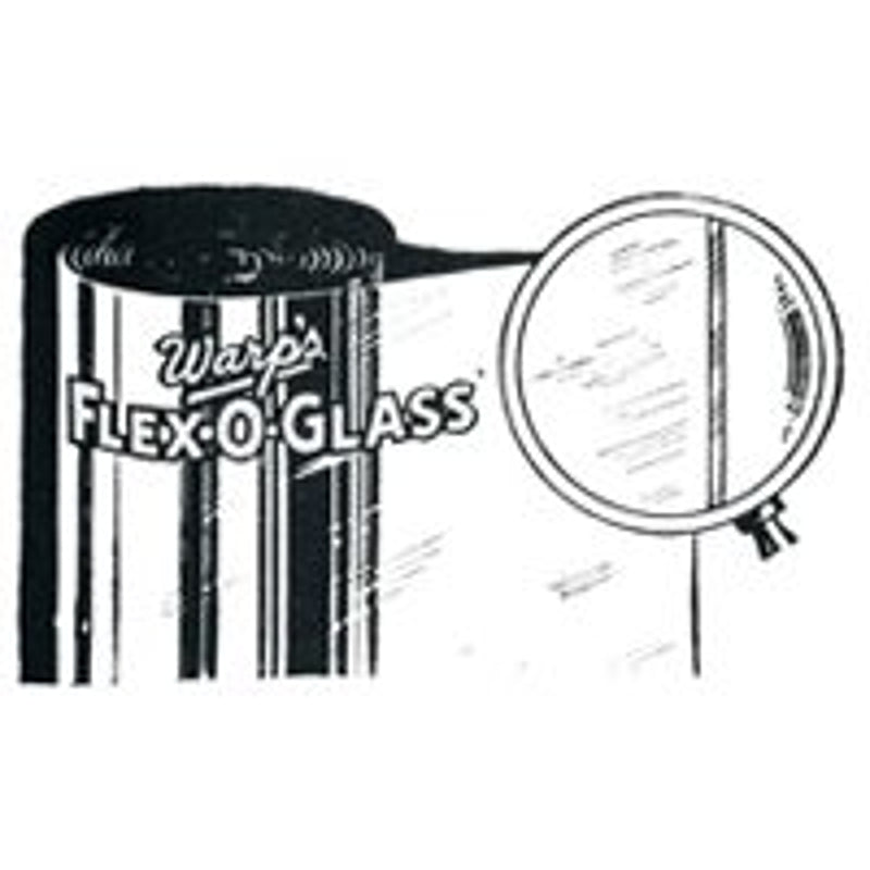 Warp's Flex-O-Glass Series NFG-3625 Window Film, 25 yd L, 36 in W, 4 Thick Material, Plastic