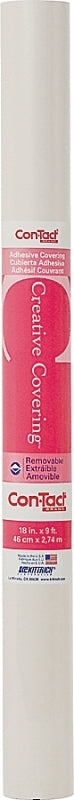 Con-Tact Peel N Stick 09F-C9983-12 Contact Paper, 9 ft L, 18 in W, Vinyl, Almond