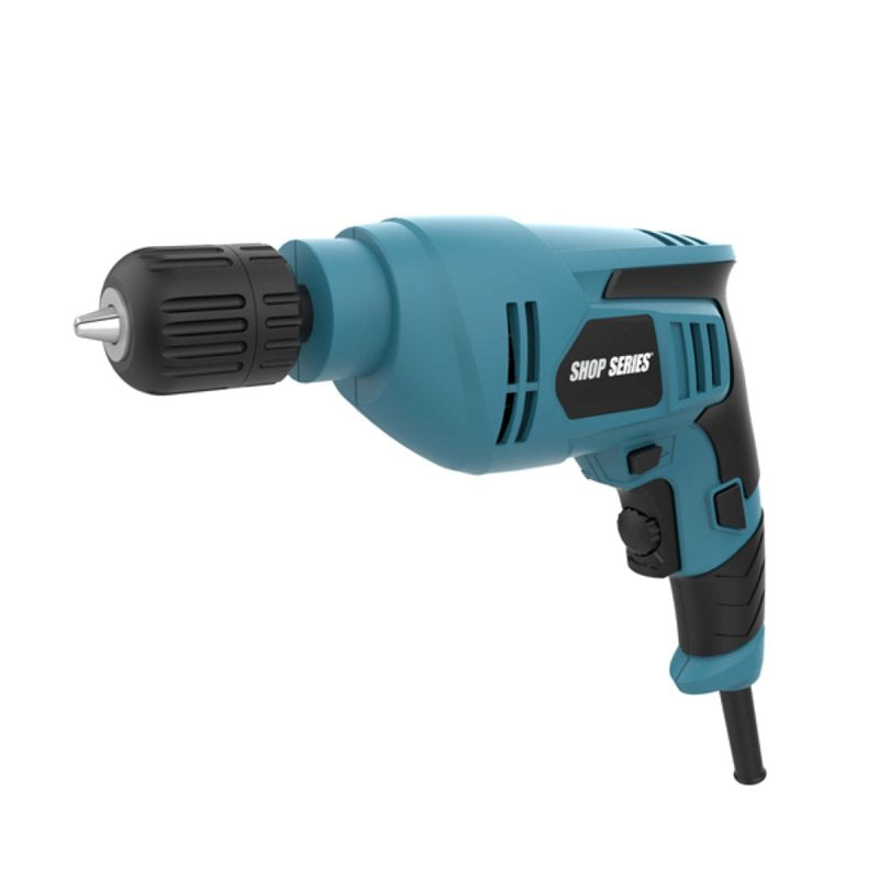 Rockwell Shop Series SS3003 Electric Drill, 4.5 A, 3/8 in Chuck, Keyless Chuck, 10 ft L Cord