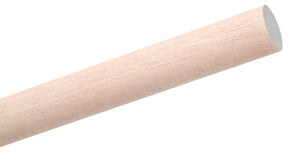 Waddell 6303UB Dowel Rod, 3/16 in Dia, 36 in L, Hardwood, Pack of 25