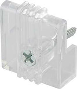 OOK 50226 Mirror Clip Set, Plastic, Clear, Wall Mounting, Pack of 12