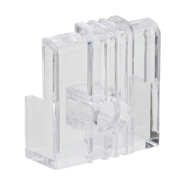 OOK 50226 Mirror Clip Set, Plastic, Clear, Wall Mounting, Pack of 12