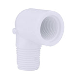 Charlotte Pipe Schedule 40 1/2 in. MPT X 1/2 in. D MPT PVC Street Elbow 1 pk, Pack of 25