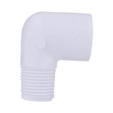 Charlotte Pipe Schedule 40 1/2 in. MPT X 1/2 in. D MPT PVC Street Elbow 1 pk, Pack of 25
