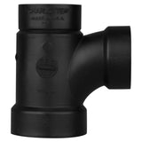 Charlotte Pipe 2 in. Hub X 1-1/2 in. D Hub ABS Sanitary Tee