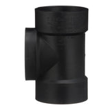 Charlotte Pipe 3 in. Hub X 3 in. D Hub ABS Flush Cleanout Tee
