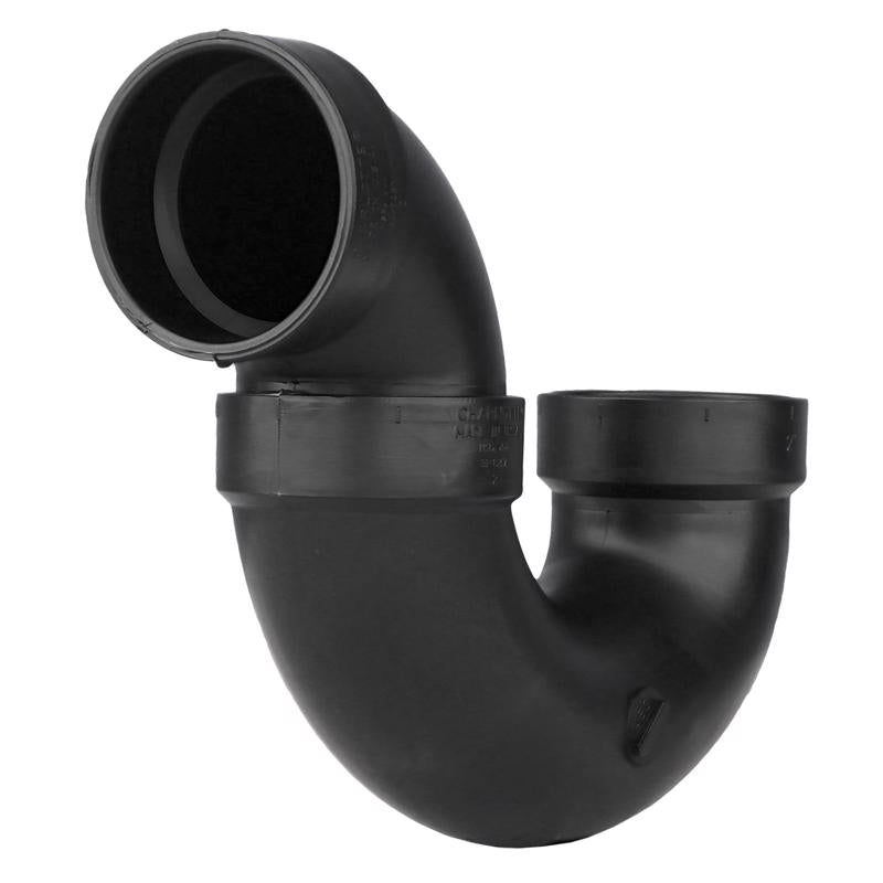 Charlotte Pipe 2 in. Hub X 2 in. D Hub ABS P-Trap, Pack of 10