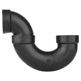 Charlotte Pipe 2 in. Hub X 2 in. D Hub ABS P-Trap, Pack of 10
