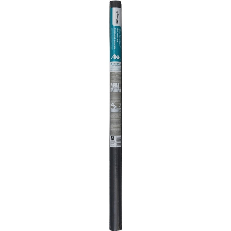 Adfors Clear Advantage Series FCS8480-M Screen Wire, 100 ft L, 36 in W, Fiberglass, Charcoal