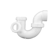 Charlotte Pipe Schedule 40 1-1/2 in. Hub X 1-1/2 in. D Slip PVC P-Trap with Union 1 pk