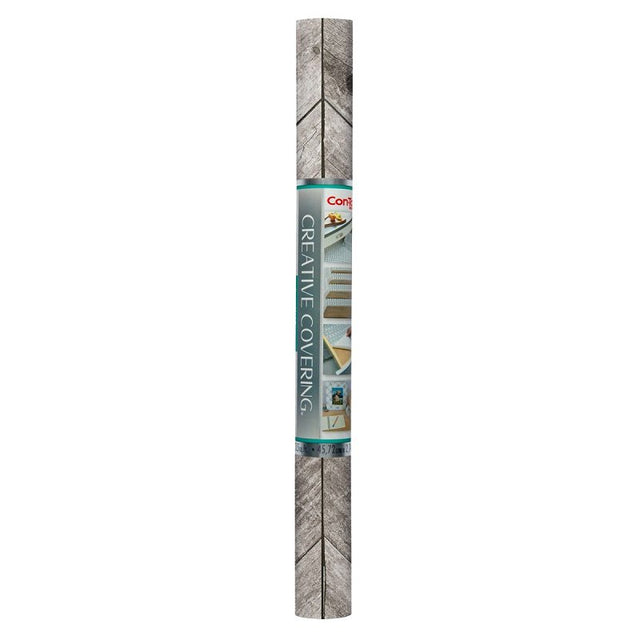Con-Tact Creative Covering 09F-C9AD43-12 Shelf and Drawer Liner, 18 in L, 9 ft W, PVC Vinyl, Seaward