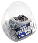 Vulcan 108551OR Screwdriver Bit, Hex Shank, S2 Chrome Molybdenum Steel, Pack of 500