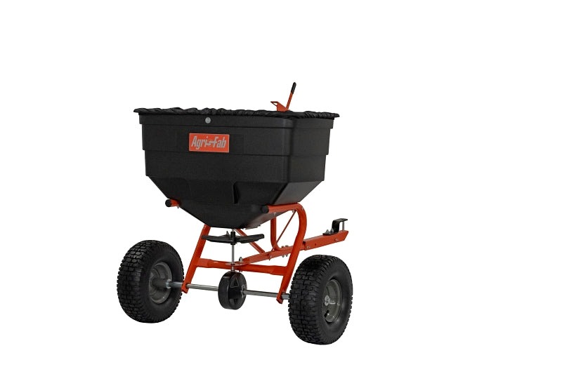 Agri-Fab 45-0329 Broadcast Spreader, 40,000 sq-ft Coverage Area, 12 ft W Spread, 175 lb Hopper, Poly Hopper