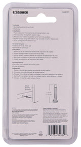 ProSource H62-B040C-PS Heavy-Duty Spring, 15/16 in Dia Base, 3-1/8 in Projection, Plastic & Steel, Polished Brass