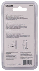 ProSource H62-B043C-PS Heavy-Duty Spring, 15/16 in Dia Base, 3-1/8 in Projection, Plastic & Steel, Satin Nickel